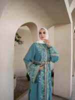 ⁦قفطان فيروزي مشكوك⁩ - الصورة ⁦6⁩