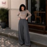⁦بنطلون Wide Leg اليومي – راحة وأناقة من الصبح لآخر اليوم⁩ - الصورة ⁦4⁩