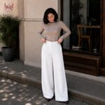 ⁦بنطلون Wide Leg اليومي – راحة وأناقة من الصبح لآخر اليوم⁩ - الصورة ⁦3⁩
